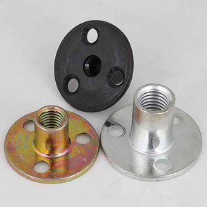 가구 산업 M6 M8 <span class=keywords><strong>M10</strong></span> M12 브래드 홀 티 너트 강판 옐로우 아연 라운드 너트 3 개의 구멍이있는 잠금 티 너트 T-너트 - Product Image 6