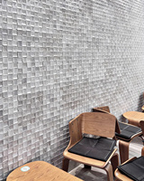 Panneau de mosaïque en pierre flexible MCM de haute qualité en gros, carrelage souple pour revêtement mural
