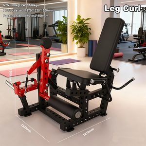 Equipo de Gimnasio Comercial Profesional, Máquina de Doble Función para Flexión de Piernas Recostado y Extensión de Piernas Sentado - Product Image 3
