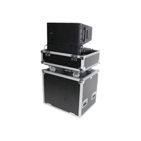 Flight case universel pour enceintes Line Array pour deux enceintes avec roulettes