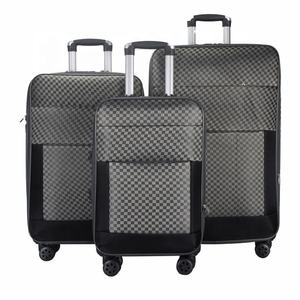 Qideming 2025, juego de viaje de lujo, alta calidad, 3 piezas, bolsa de equipaje de nailon suave, peso ligero, maleta con ruedas de 20/24/28 pulgadas, económica para - Product Image 2