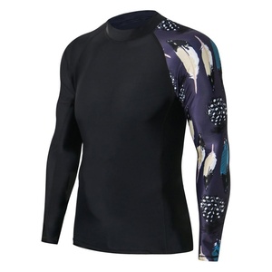 OEM Custom Rash Guard Fully Sublimation Compression Shirt Long Swim Shirts for MMA Sun Protection - Product Image 4