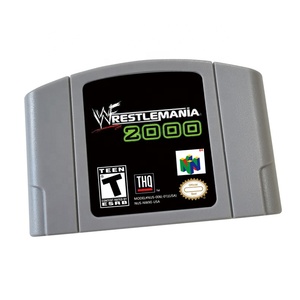 Cartouche de jeu pour <span class=keywords><strong>WWF</strong></span> <span class=keywords><strong>Wrestlemania</strong></span> 2000 pour console Nintendo 64 rétro version américaine - Product Image 1