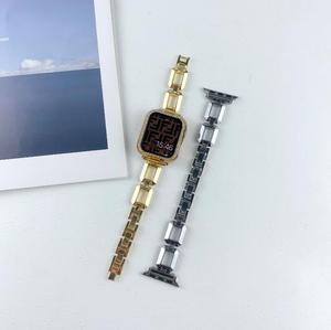 Pour <span class=keywords><strong>Apple</strong></span> <span class=keywords><strong>Watch</strong></span> Series 10 9 8 <span class=keywords><strong>7</strong></span> Bracelet en <span class=keywords><strong>acier</strong></span> <span class=keywords><strong>inoxydable</strong></span> en métal 46mm <span class=keywords><strong>45mm</strong></span> 40mm 44mm 38mm 42mm pour IWatch Fashion Wrist Band Bracelet - Product Image 4