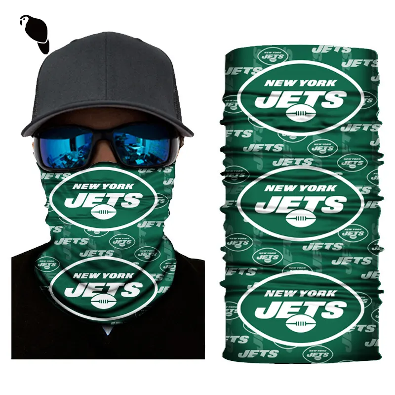 Sublimation Printed Logo Cycle Bike NFL Facemask Face Cover Neck Gaiter Bandana Scarf