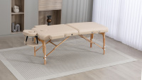 Table de massage pliante en bois moderne et portable, réglable, Camilla De Masaje, capacité 260 kg, éponge robuste de 7 cm pour spa, salon, tatouage