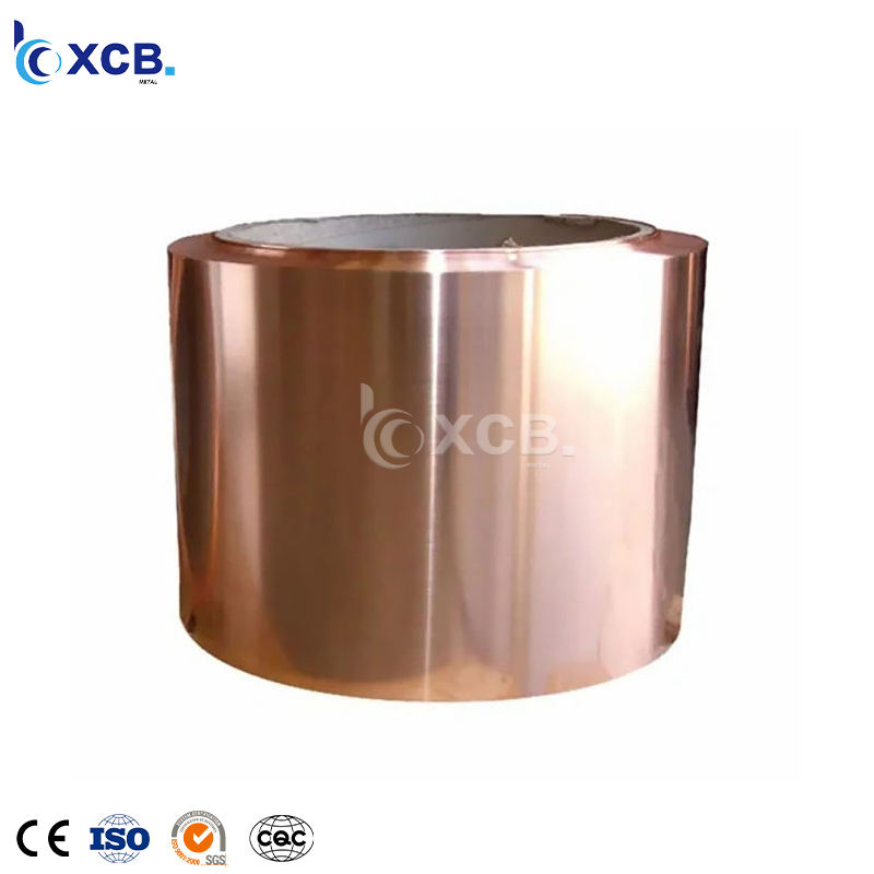 Red Coil High Purity C12200 TP2 Red Copper Coil Soft Copper Strip Coil for ...