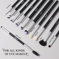 Kit de pinceaux de maquillage complet professionnel en gros, poils synthétiques doux, poils naturels, haute qualité, ensemble de pinceaux de maquillage, étiquette privée