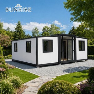 บ้านคอนเทนเนอร์สำเร็จรูป SUNRISE ขนาด 20 ฟุต ราคาประหยัด กันน้ำ ระบายอากาศได้ดี ทันสมัย ขยายได้ เหมาะสำหรับใช้เป็นโรงแรม พร้อมห้องนั่งเล่น - Product Image 1