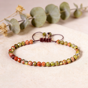 Handcrafted Natural Rainbow Obsidian Beaded <b>Bracelet</b> Bohemian Stone Beads <b>Bracelet</b> Colorful Healing <b>Crystal</b> <b>Bracelet</b> Jewelry - Product Image 3