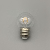 G45 1W LED Ampoule décorative 110V 240V Ampoule définie par l'utilisateur G45 Plastic Wreath Lamp Filament Outdoor Light Chain
