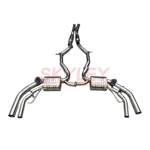 Catback d'échappement à valve en acier inoxydable pour Mercedes Benz <span class=keywords><strong>S63</strong></span> S500 S550 <span class=keywords><strong>AMG</strong></span> COUPE C217 2013-2017 Tuyaux d'échappement en boîte 1pc quantité minimale de commande - Product Image 2