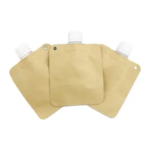 Custom Reusable Food Spout Pouch Bag For Shampoo Refill Sub-packaging Drink Pouch With Spout
