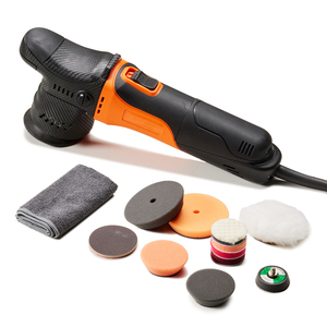Polisseuse orbitale aléatoire et double <span class=keywords><strong>action</strong></span> OEM 110V-240V <span class=keywords><strong>à</strong></span> 6 vitesses réglables, 2500-7000 tr/min, avec plateau de support de 3 pouces pour voiture - Product Image 1