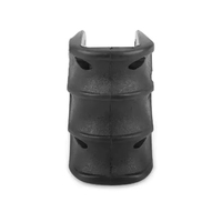 Poignée de chargeur tactique en nylon MWG antidérapante avec emplacements pour chargeurs et rainures pour les doigts, noir et beige