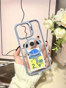 Étui de téléphone magnétique de luxe antichoc pour iPhone 16 Plus 15 14 13 12 11 Pro Max Support Protection de l'objectif de l'appareil photo en verre - Product Image 5