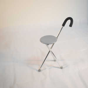 Silla de aleación de aluminio usada <span class=keywords><strong>para</strong></span> ancianos portátil Bastón plegable suave con asiento de aluminio - Product Image 3