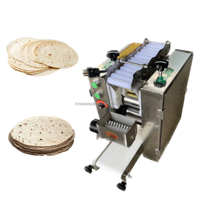 Machine automatique de formage de feuilles de pâte pour base de <span class=keywords><strong>pizza</strong></span>, croûte de tarte, coque de tarte, pâte feuilletée, roti, tortilla, enveloppe, peau - Product Image 2