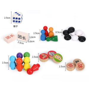 Jeu de société éducatif comprenant Échecs, <span class=keywords><strong>Dames</strong></span>, Cinq en ligne, Jeu de combat d'échecs, Jouet de développement de l'intelligence - Product Image 6