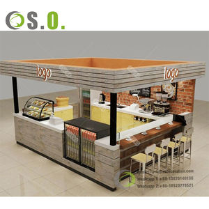 आधुनिक खुदरा कियोस्क कॉफी कैफे प्रदर्शन शोकेस कॉफी की दुकान काउंटर फर्नीचर शोरूम कॉफी की दुकान डिजाइन - Product Image 4