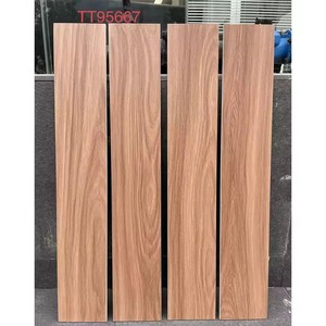 Gạch lát nền gốm giả gỗ thiết kế hiện đại 150x900mm, bề mặt mờ, dùng cho nội thất khách sạn, có khả năng cách nhiệt. — ảnh 1