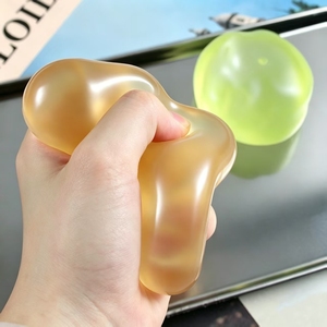 Balle anti-stress souple remplie de vaseline, jouet sensoriel à presser pour soulager l'anxiété, jouets à presser faits à la main, cadeau - Product Image 3