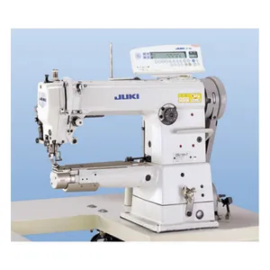 Jukis automatic 245-7 silindir yatak tek iğne Unison besleme otomatik iplik düzeltici ile Lockstitch DİKİŞ MAKİNESİ