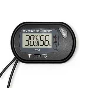 RINGDER DT-7 ЖК-цифровой Pet Террариум дождь чаша термометр датчик влажности