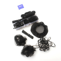 CJ863 Ensemble d'outils de coiffure pour filles et enfants, kit d'accessoires de tressage professionnel de haute qualité