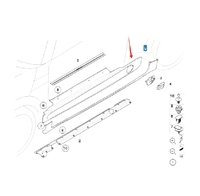 51712156417 et 51712156418 sont disponibles pour BMW MINI R56LCI JCW jupe côtés gauche et droit d'un ensemble