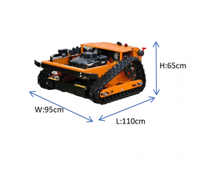 Tondeuse à gazon autotractée sans fil télécommandée 7HP 224cc à essence, débroussailleuse robuste de qualité professionnelle, <span class=keywords><strong>Gyrobroyeur</strong></span> Land - Product Image 2