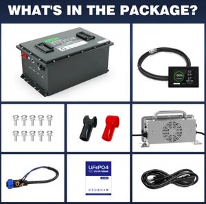 Lifepo4素材で作られたゴルフカート用Bluetooth付き最大パワー72V 200Ahリチウムイオンバッテリーパック - Product Image 2