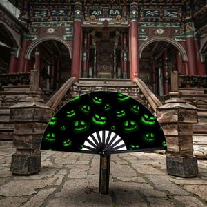 Éventail de Kung Fu en bambou à manivelle unique, motif imprimé style musical, peinture d'ange, pour fêtes, décoration de fête, souvenir artisanal - Product Image 2