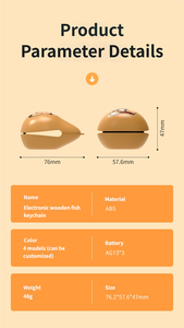 Porte-clés en plastique ABS en gros, enregistreur vocal, jouet anti-stress, électronique grand public - Product Image 4