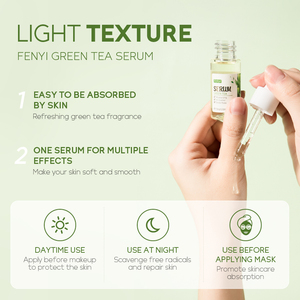 Sérum Visage Anti-Acné Fenyi 17ml Contrôle du Sébum au Thé Vert avec Hyaluronate de Sodium et Niacinamide – Soin Liquide pour la Peau - Product Image 6