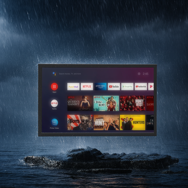 Outdoor Waterproof LED TV with 50" Screen 4K UHD HDR HDMI Ports