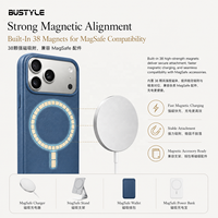 Étui de téléphone magnétique en cuir artisanal avec logo personnalisé en relief pour iPhone 18 17 16 15 Pro Max, doublure en velours doux, OEM ODM