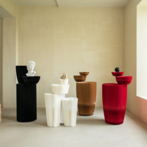 Kệ Trưng Bày Giấy Kraft POP Kệ Trưng Bày Làm Đẹp Sặc Sỡ Kệ Trưng Bày Bằng Bìa Cứng Loại Sàn Kệ Trưng Bày Trụ Cột Cho Triển Lãm Thương Mại - Product Image 4