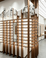 Vitrine d'affichage d'accessoires de meubles de magasin de lunettes pour le magasin optique
