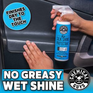 Chemical Guys Silk Shine - Abrillantador y Protector en Aerosol de Secado Rápido para Neumáticos, Molduras, Vinilo y Plástico - Product Image 3
