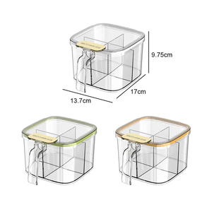 Quatre Grilles Ménage Cuisine Épice Sel Assaisonnement Boîte Distributeur De Stockage En Gros - Product Image 3