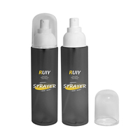 Bouteille en plastique de 200 ml, personnalisée, ronde, transparente, opaque, sous-bouteille, vaporisateur, brume pour toner, parfum, hydratant