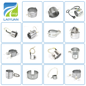 Laiyuan 120V 380W id40 * 37mm mica nóng ban nhạc vòi phun nóng yếu tố với Silicone sợi thủy tinh dây - Product Image 4