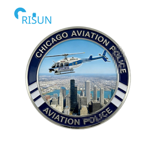 Médaille commémorative personnalisée CPD Memorial USA Chicago Star K9 Dog <span class=keywords><strong>Souvenir</strong></span>, pièces de monnaie commémoratives, pièce de monnaie personnalisée Chicago Challenge - Product Image 4