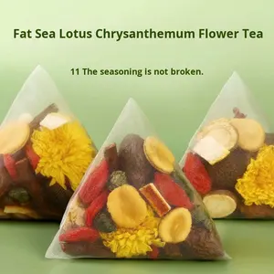 100% sachet de thé de chrysanthème de fruits de moine naturel mélange de plantes pour soulager la gorge apaisante et les soins pulmonaires - Product Image 2