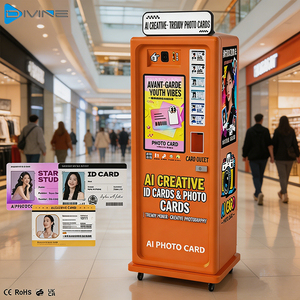 Kiosque photo 24H avec IA pour cartes d'identité, distributeur automatique, écran tactile, impression instantanée, borne selfie, <span class=keywords><strong>machine</strong></span> commerciale à faible coût - Product Image 4