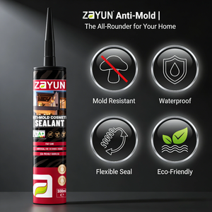 Scellant en silicone inodore haute performance, écologique, résistant à la moisissure, pour la <span class=keywords><strong>base</strong></span> de douche et les joints de carrelage mural dans la salle de bain - Product Image 4
