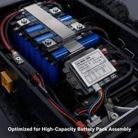 Carte de protection de batterie au lithium 3S 4S 100A BMS avec charge équilibrée pour pack de batteries Li-ion 12,6V 16,8V