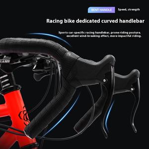 Vélo <span class=keywords><strong>de</strong></span> <span class=keywords><strong>course</strong></span> sur route 700c pour hommes et femmes Vélo incurvé <span class=keywords><strong>de</strong></span> ville super rapide pour adultes avec fourche en acier à 21 vitesses Pédale ordinaire - Product Image 2