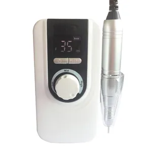 เครื่องเจียรเล็บไฟฟ้าแบบพกพา ดีไซน์ใหม่ มัลติฟังก์ชั่น 35000 รอบต่อนาที ชาร์จไฟได้ ชุดทำเล็บมือและเล็บเท้า อุปกรณ์ทำเล็บ - Product Image 2
